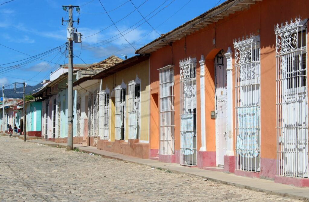 Kuba potovanja - simpatične ulice trinidada